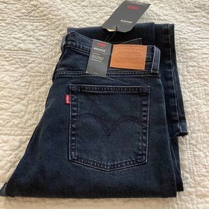Levi's Jeans Black High Rise Tapered Leg Women's 29 NWT